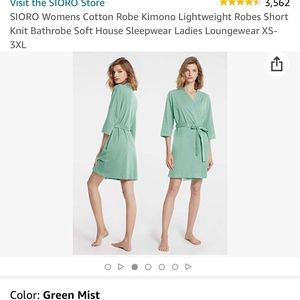 🌺 Cotton lightweight kimono robe